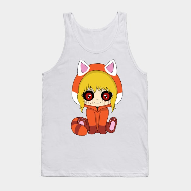 creepypasta red panda (be drowned) Tank Top by LillyTheChibi